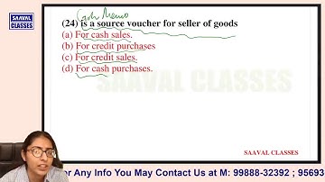 Commerce Lecturer MCQ Lecture-4 By Arushi Maam