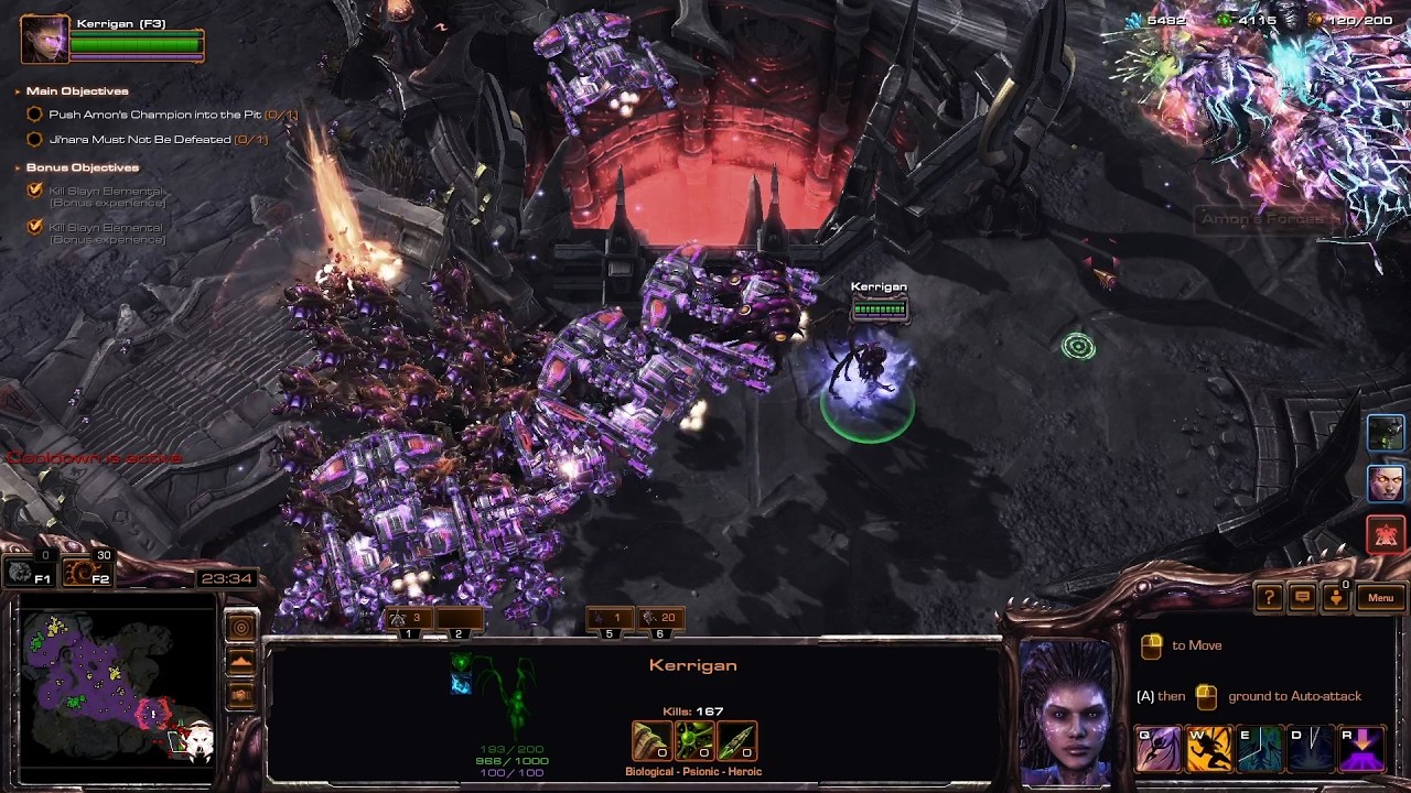 StarCraft 2 Co-op | Kerrigan & Abathur | Chain of Ascension | Brutal