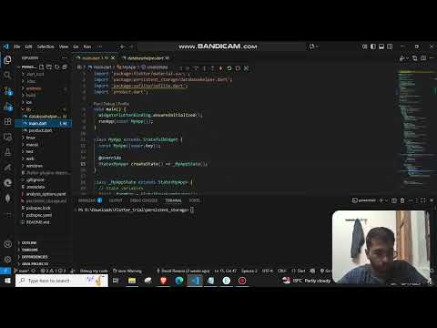 Persistence Storage with SQLite Database| flutter| androidstudio| sqlite| firebase
