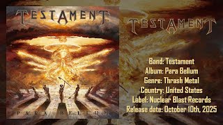 Testament - Para Bellum (Full Album)