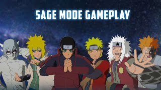 Sage Mode Gameplay in Naruto Storm 4 (Jutsu,Combo,Awakening)