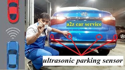 car ultrasonic parking sensor problem check  || car reverse gear parking BiBiBi sound not working
