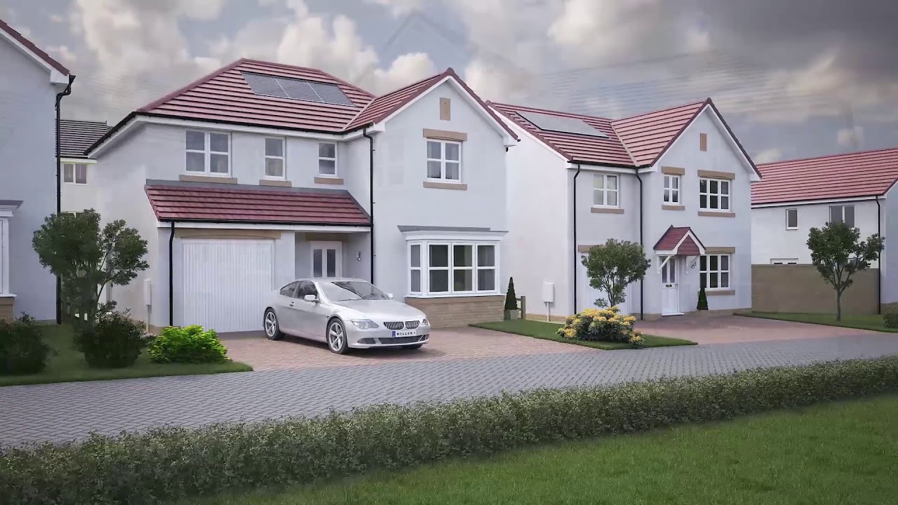 Miller Homes Lapwing Brae, Dunfermline, Fife CGi Development Tour