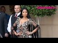 Nicki Minaj Wears A Snake Dress While Leaving The Montage Hotel In Beverly Hills 4.3.17