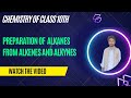 Preparation of Alkanes from Alkenes and Alkynes..with M.Adnan Khan