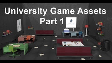 University Game Assets - Part 1 (Maya Project)