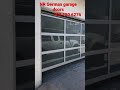 Aluminio garage door w/Glass