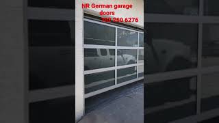 Aluminio garage door w/Glass