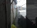 ang lakas ng bagyo d2 floodway maybunga tumaas na rin ng bahagya ang ilog pasig