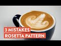 Latte Art Rosetta Pattern: 3 common mistakes and how to avoid