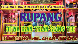 Kronologi Hilangnya Rupang, Kongco Hian Thian Siang Tee (Dewa Obat) Di Klenteng Welahan Jepara