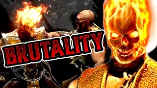 Landing EVERY BRUTALITY with the NEW SCORPION SKIN in Mortal Kombat 1