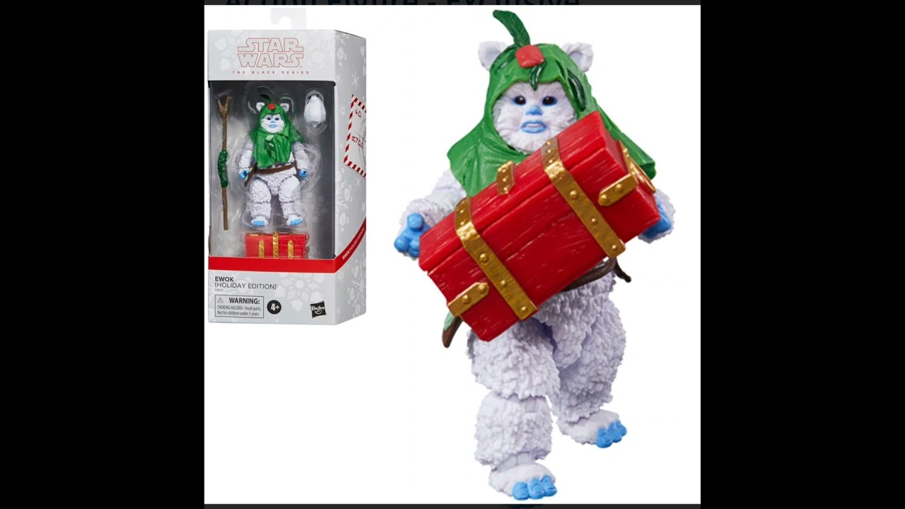 Star Wars The Black Series Ewok (Holiday Edition) 6-Inch Action Figure - Exclusive