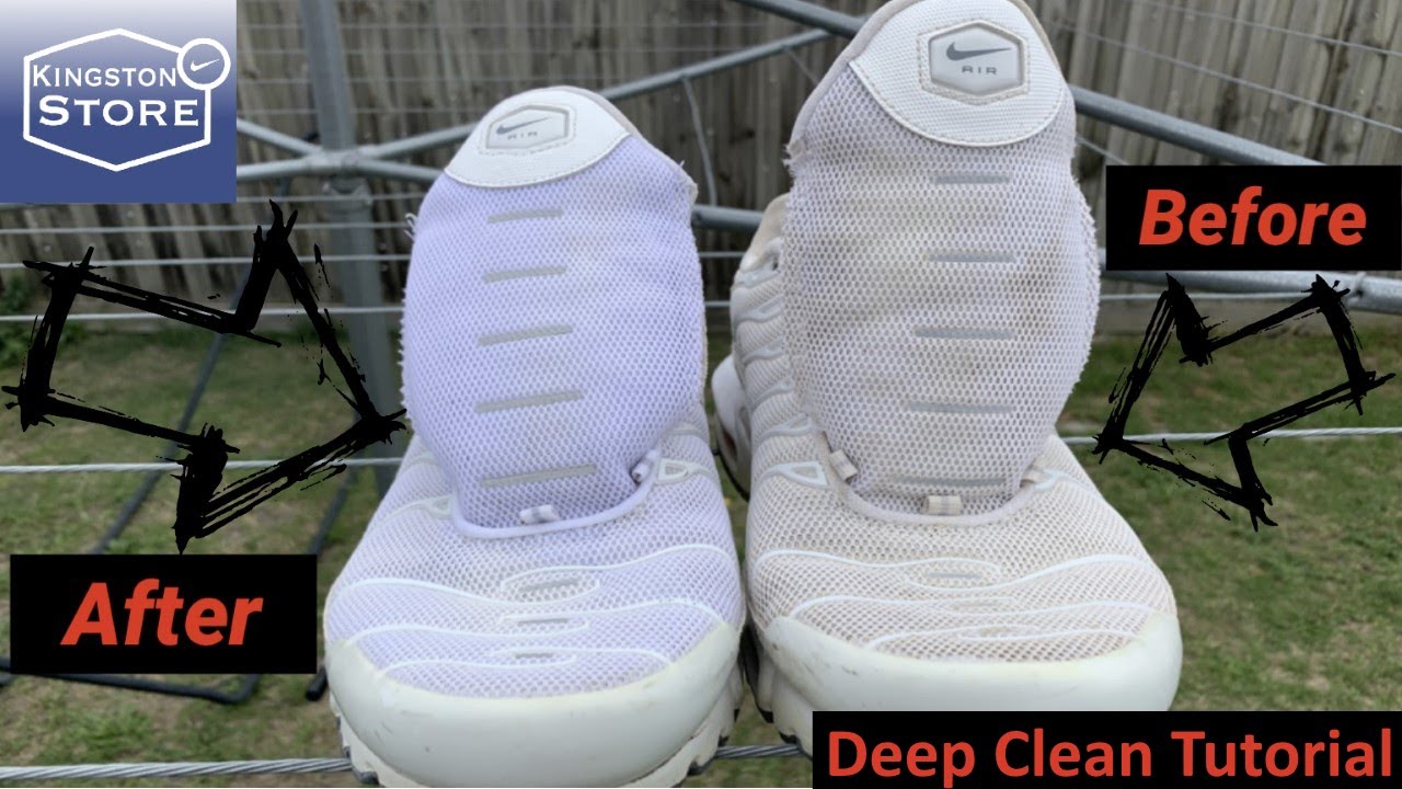 how to clean white tns