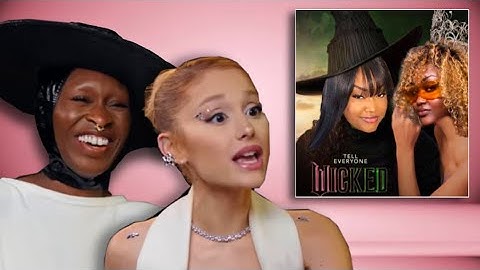 Ariana Grande & Cynthia Erivo React to Cupcakke Edits of Wicked Songs!