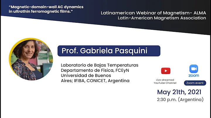 ALMA Seminar - prof. Gabriela Pasquini