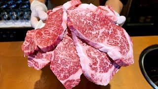 최고급 1++ 한우구이, 연 매출 36억 한우집, 1년에 소 400마리 정육하는 고깃집, Grilled The Best Korean Beef, Amazing Beef Butcher