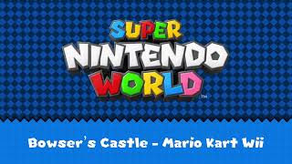 【ost】super nintendo world: bowser's castle - mario kart wii (after preshow/before load)
