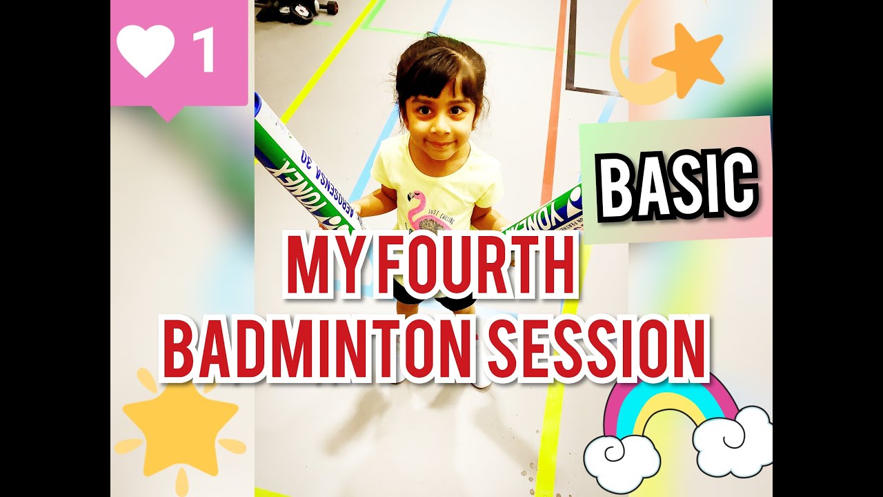 Junior Badminton Training Session 4 basics for kids 2020 YouTube
