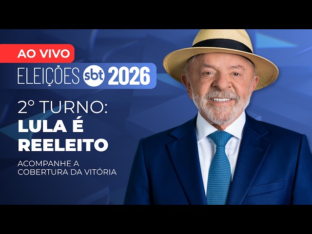 🔴 AO VIVO | LULA É REELEITO PRESIDENTE DO BRASIL: Acompanhe no SBT News | #EleiçõesSBT2026