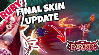 Celebrity NEW UPDATE: EXORCIST RUBY Skill Effects is Finished! | BEST SKIN FOR RUBY 2026-2027  | ikanji | MLBB Wealth