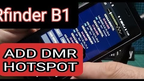 Rfinder B1 Add your Hotspot