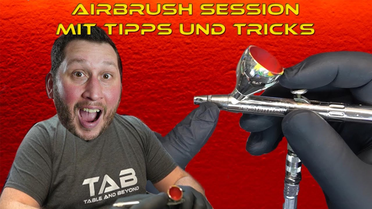 Airbrush Session mit Tipps und Tricks Wie funktioniert Airbrush
