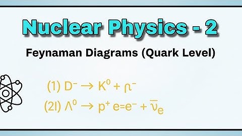 Class-7 nuclear physics-2  feynman diagram weak force quark level