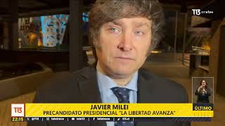 Milei se impone y kirchnerismo acaba tercero en primarias en Argentina