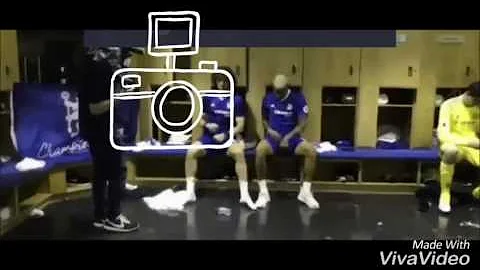 Chelsea players dancing to penalty by small doctor