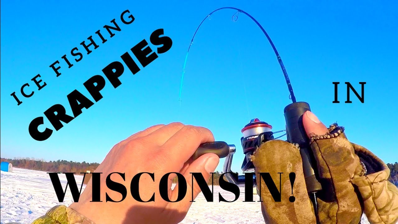 Ice Fishing Wisconsin Crappies and Gills YouTube