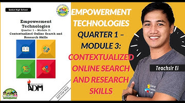 Q1 MODULE 3 Contextualized Online Search and Research Skills