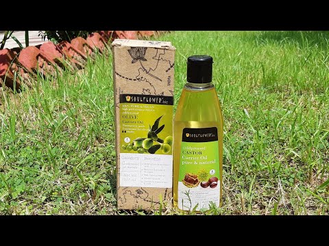 Soulflower pure and natural cold pressed olive carrier oil review, बालों को तेजी से बढ़ाने वाला तेल