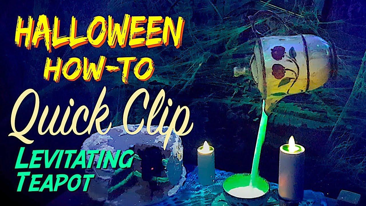 Quick Look at Our Animated Levitating Teapot HALLOWEEN Prop