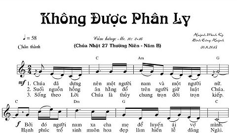 KHÔNG ĐƯỢC PHÂN LY - HUỲNH MINH KỲ & ĐINH CÔNG HUỲNH - Trình bày Lan Anh