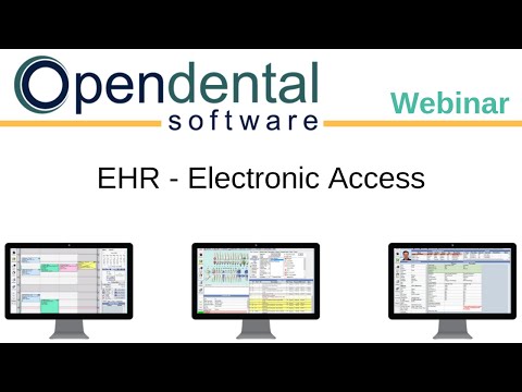 Open Dental  Webinar - EHR Granting Patients Electronic Access
