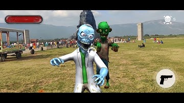 Augmented Reality Zombies Shooter - Gameplay