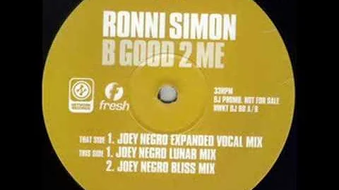 Ronni Simon - B Good 2 Me (1994)
