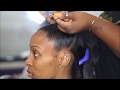 SEW-IN HALF UP, HALF DOWN