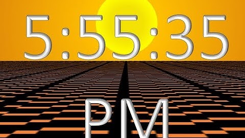 MatsClock 120074a - Free PowerPoint Digital Clock PPT