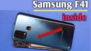 How to open Samsung f41/samsung f41 back panel open/ samsung f41 disassembly/teardown
