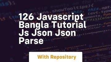 126 javascript bangla tutorial js json json parse