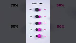 Let's Mixing Black + Pink Slime 😍 #colormixing #painting #satisfying #artandcraft #art