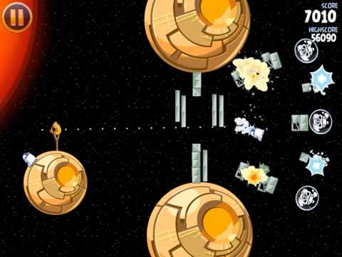 Angry Birds Star Wars S-4 Walkthrough - One Bird 3 Stars