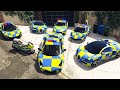 GTA 5 ✪ Stealing BRITISH POLICE Luxury Cars with Franklin ✪ (Real Life Cars #73)