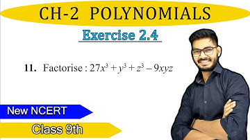 Class 9th EX 2.4 Question 11 of Chapter 2 Polynomials || NEW NCERT || By Rajeev Sir CBSE