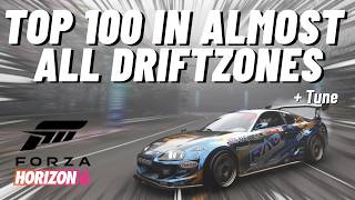 Top 100 in Almost All Driftzones without Rewinds | Forza Horizon 6 screenshot 3