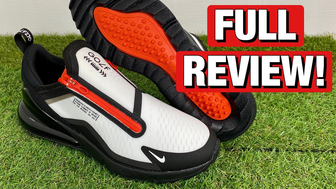 NIKE AIR MAX 270 G SHIELD GOLF SHOES REVIEW - are these the best waterproof  golf shoes?