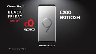 PrimeTel Black Friday Offer - SAMSUNG GALAXY S9