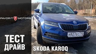 Шкода Карок: Тест-драйв нового кроссовера Skoda Karoq 2020